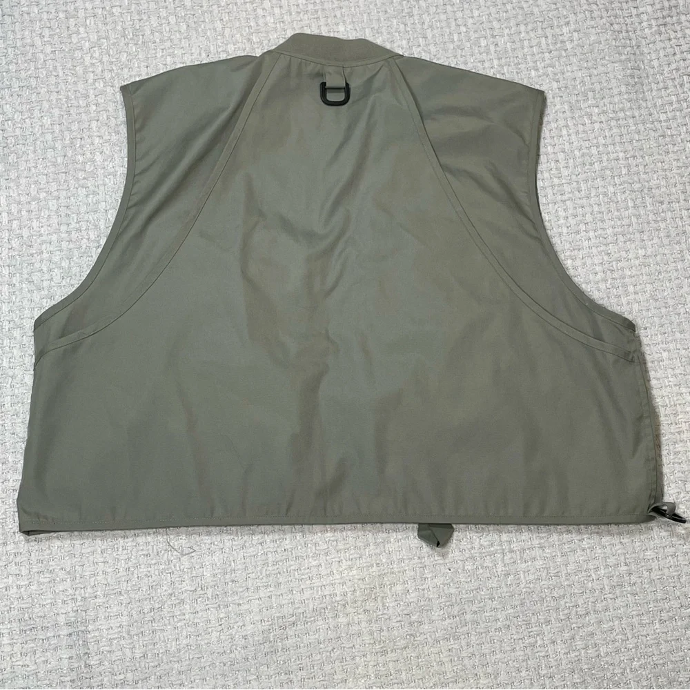 Cabela’s Coors Logo Vest Safari Green Outdoor Vented Camping Fishing Mens XL Reg